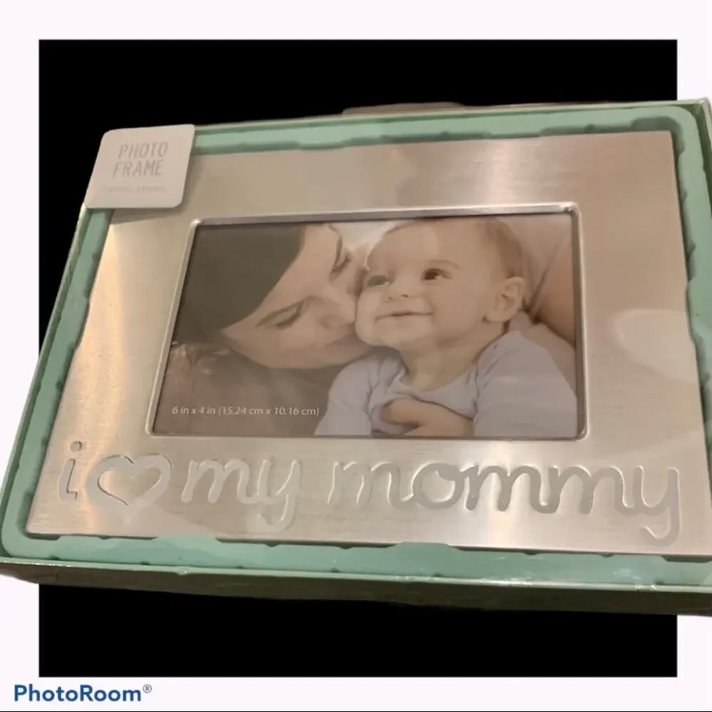Stepping Stones I LOVE MY MOMMY 4x6 Silver Frame